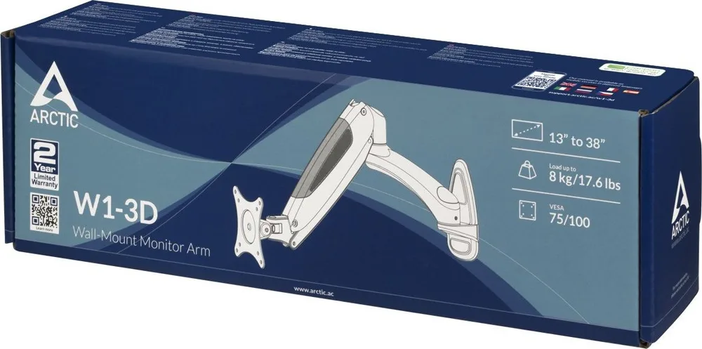 Arctic W1 3D - Monitor arm with complete 3D movement for Wall mount installation — εικόνα 7