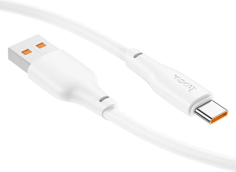HOCO X93 καλώδιο φόρτισης και δεδομένων Hyper, Type-C, 27W, 1m, λευκό — εικόνα 2