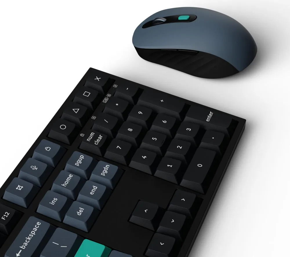 Keychron B36 Combo (KCBD2-GR) Wireless Keyboard and Mouse 100% GR Layout Black-Green — εικόνα 3