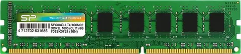 SILICON POWER μνήμη DDR3L Udimm SP008GLLTU160N02, 8GB, 1600MHz, CL11