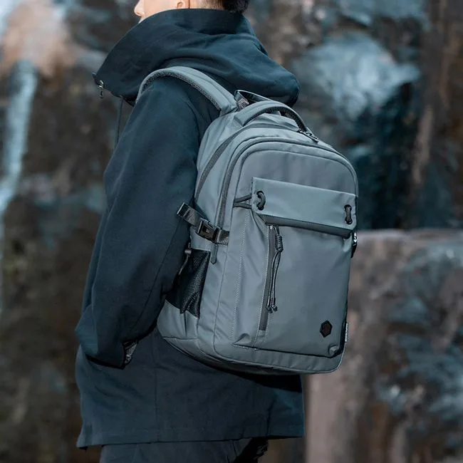 ARCTIC HUNTER τσάντα πλάτης B00531 με θήκη laptop 15.6", 25L, γκρι — εικόνα 8