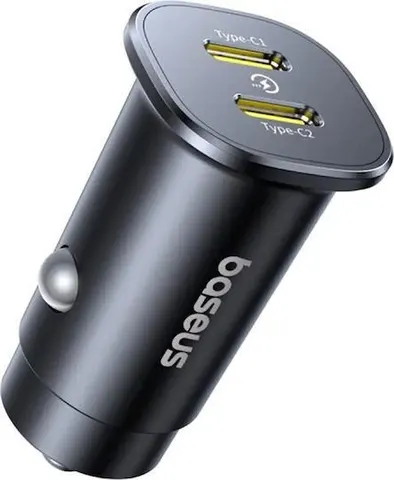BASEUS Gotrip DP1, φορτιστής ΑΥΤΟΚΙΝΗΤΟΥ, 2 ΘΥΡΕΣ, 30W, μαύρο