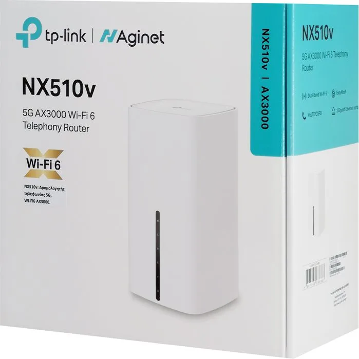 TP-LINK Router NX510V με θύρα τηλεφώνου, 5G, WiFi 6, 3000Mbps, V.1.0 — εικόνα 7