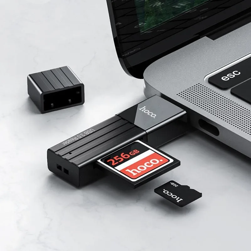 HOCO HB20 Mindful 2-IN-1CARD Reader(USB3.0) — εικόνα 2