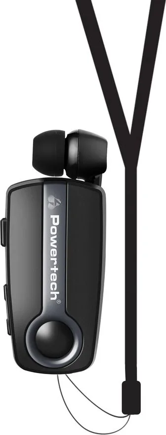 POWERTECH earphone Klipp 2 PT-998 multipoint, Bluetooth 5.1, USB-C, γκρι — εικόνα 4