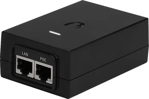 UBIQUITI Gigabit PoE adapter POE-48-24W-G με power cable, 48VDC, 24W