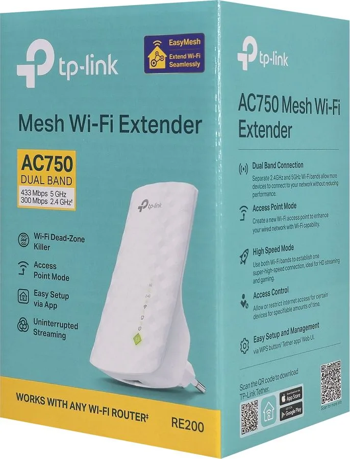 TP-LINK WiFi Range Extender AC750, V5.40 — εικόνα 6