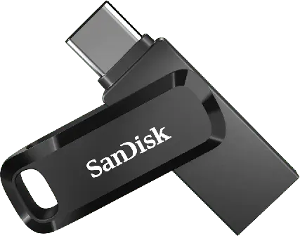 SanDisk Ultra Dual Drive Go 64GB USB 3.1 Stick με σύνδεση USB-C & USB-A Μαύρο