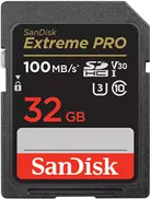 SanDisk Extreme Pro SDXC 32GB Class 10 U3 V30 UHS-I