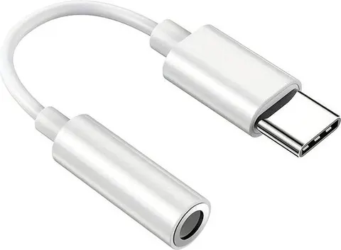 POWERTECH αντάπτορας USB-C σε 3.5mm CAB-UC084, λευκός