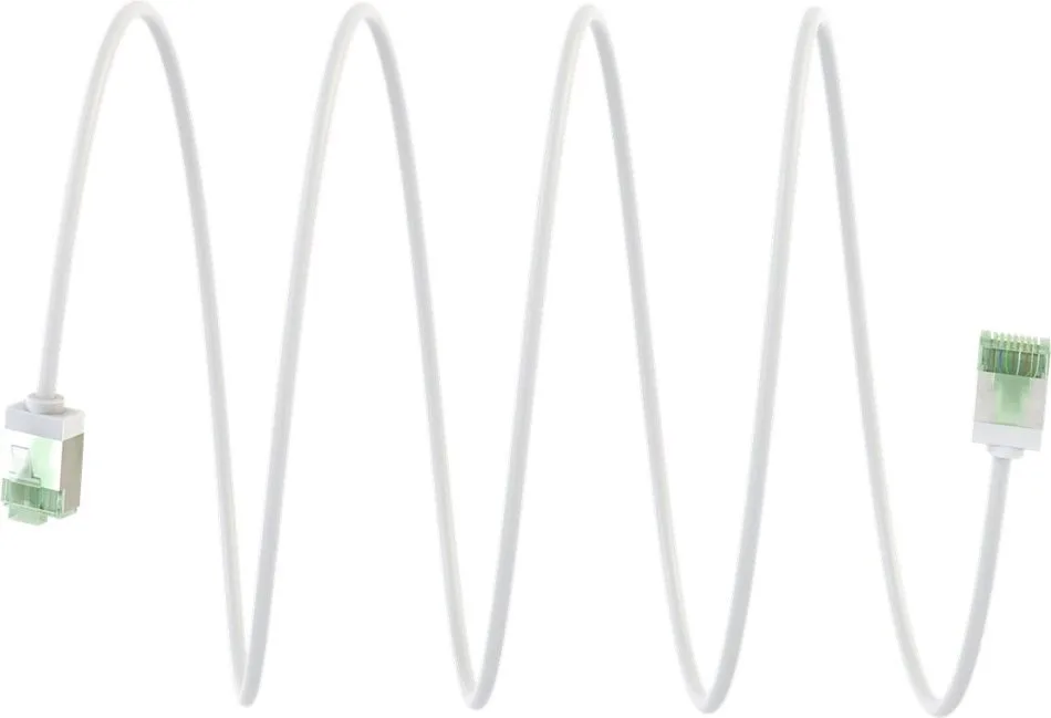 GOOBAY καλώδιο δικτύου 74359, CAT 8.1 U/FTP, ultra slim, copper, 40Gbps, 0.50m, λευκό — εικόνα 8