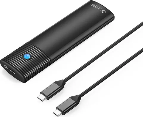 ORICO θήκη για Μ.2 NVMe SSD PWM2-G2-BK-EP, 10Gbps, έως 4TB, μαύρη