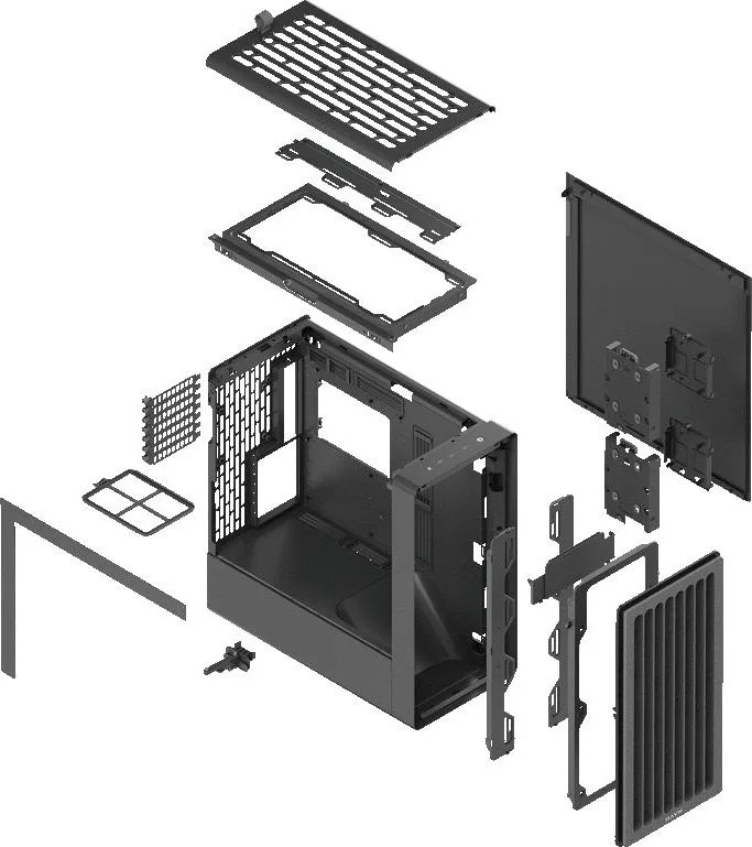 HAVN BF 360 Black without fans - premium ATX mid-tower — εικόνα 8