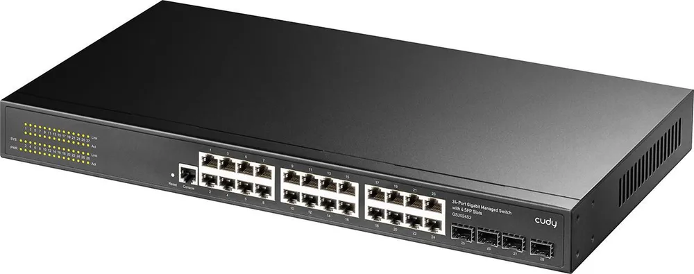 Cudy GS2024S2 24-PORT Layer 2 Managed Gigabit Switch With 4 Gigabit SFP Slots — εικόνα 3