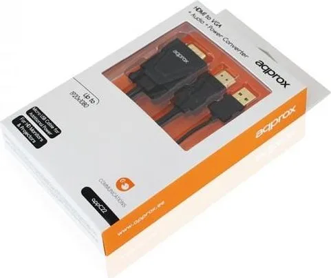 APPROX αντάπτορας HDMI to VGA With Audio Output — εικόνα 3