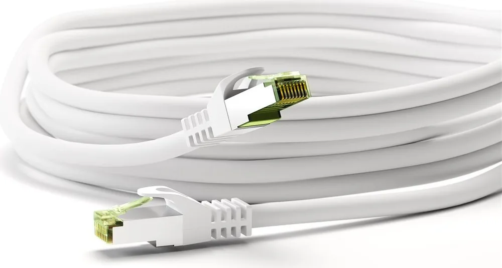 GOOBAY καλώδιο δικτύου 61111, CAT 8.1 S/FTP, copper, LSZH, 20m, λευκό — εικόνα 3