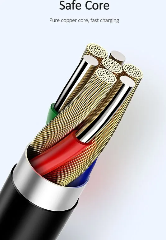 USAMS καλώδιο USB-C σε USB US-SJ366, 2A, 1m, μαύρο — εικόνα 4