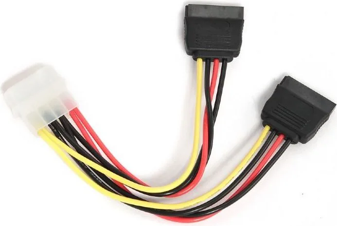 CABLEXPERT καλώδιο τροφοδοσίας Molex TO 2 x SATA — εικόνα 2