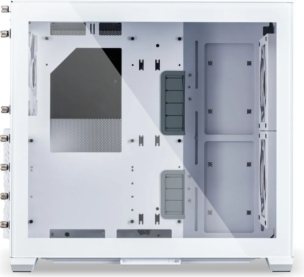 LIAN LI O11 AIR MINI White PC Case ATX / M-ATX with 3 standard Fans (front 120mmx2, rear 120mmx1) Me — εικόνα 2