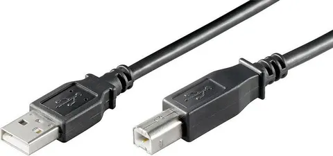 GOOBAY καλώδιο USB 2.0 σε USB Type B 93598, 5m, μαύρο