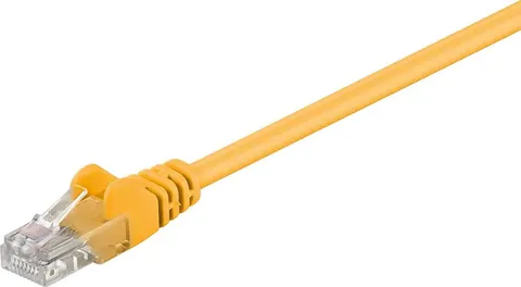 GOOBAY καλώδιο δικτύου 68376, CAT 5e U/UTP, CCA, PVC, 5m, κίτρινο