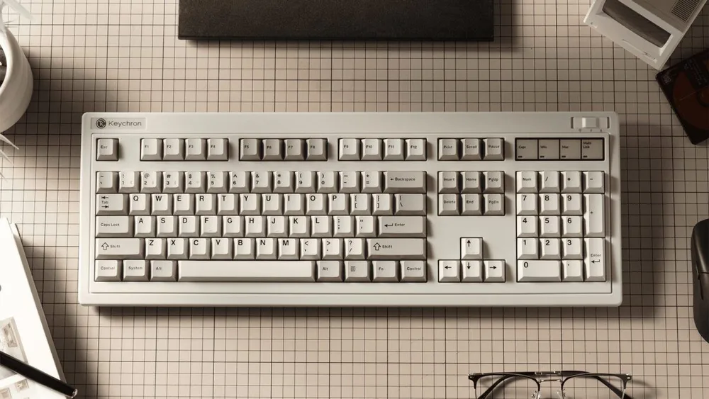 Keychron R6 (R6-M1) QMK Wireless Mechanical Keyboard Red Switch Hot-Swap RGB 100% US Retro — εικόνα 6