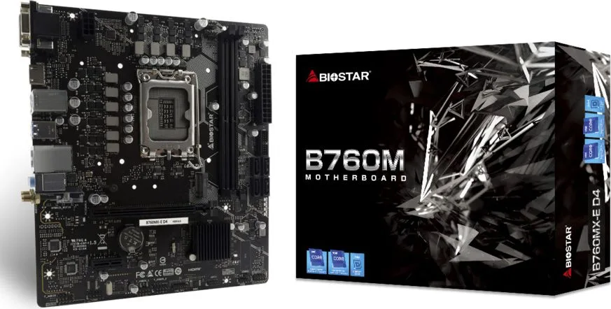 BIOSTAR μητρική B760MX-E D4, 2x DDR4, s1700, uATX, GbE, Ver. 6.0 — εικόνα 4