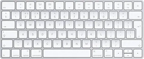 Apple A1644 Magic Keyboard Wireless/Bluetooth White/Silver English UK Lightning