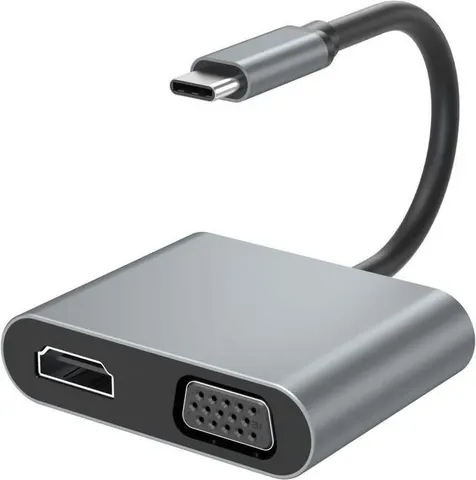 XO HUB001 4 IN 1 Typec TO HDMI/VGA/USB3.0/PD Charging