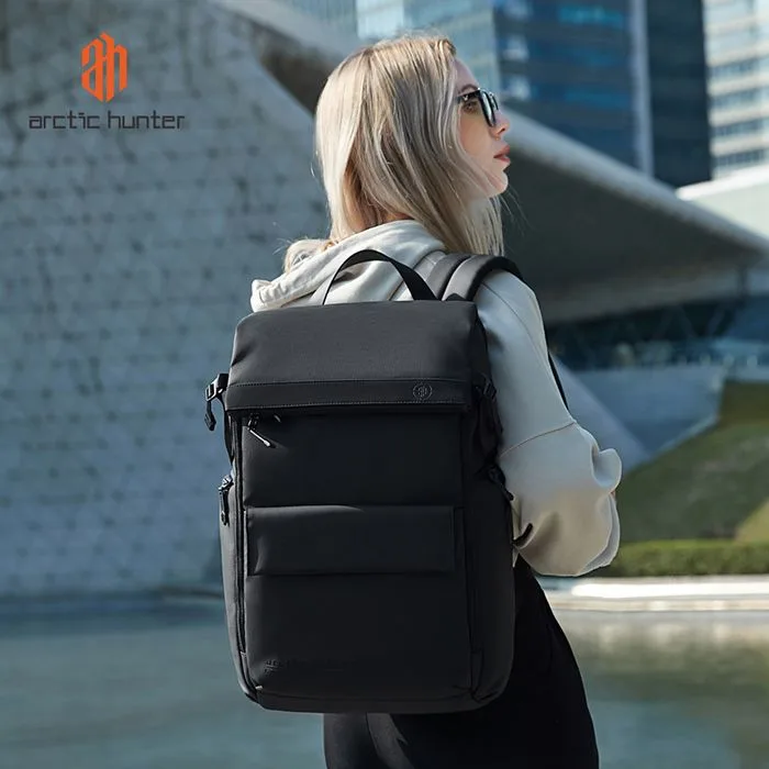 ARCTIC HUNTER τσάντα πλάτης B00562 με θήκη laptop 15.6", 20L, USB, μαύρη — εικόνα 5