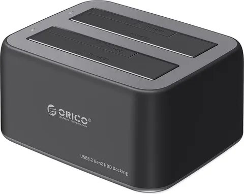 ORICO docking station για 2.5" ή 3.5" SATA HDD/SSD 6829C3-V1, 2 θέσεων, 5Gbps, μαύρο