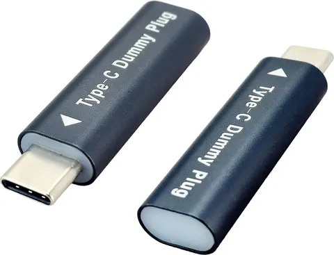 POWERTECH USB-C display emulator plug CAB-UC094, 4K/60Hz, γκρι