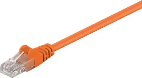 GOOBAY καλώδιο δικτύου 95218, CAT 5e U/UTP, CCA, PVC, 1m, πορτοκαλί