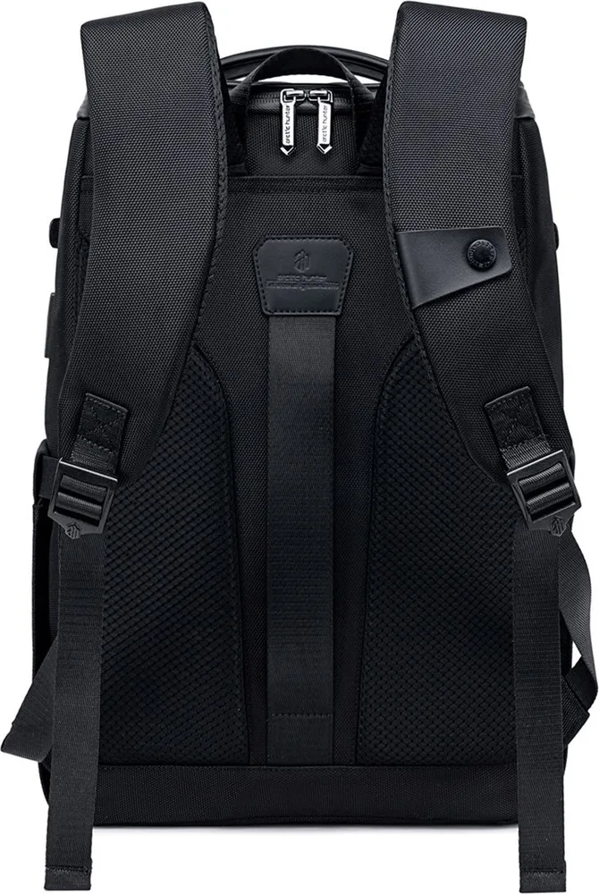 ARCTIC HUNTER τσάντα πλάτης B00675 με θήκη laptop 15.6", USB, 15L, μαύρη — εικόνα 3
