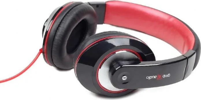 GEMBIRD Headset Boston μαύρο με κόκκινο MHS-BOS — εικόνα 3