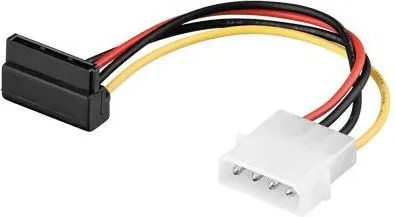 GOOBAY καλώδιο τροφοδοσίας 4 pin σε SATA 93030, 0.13m