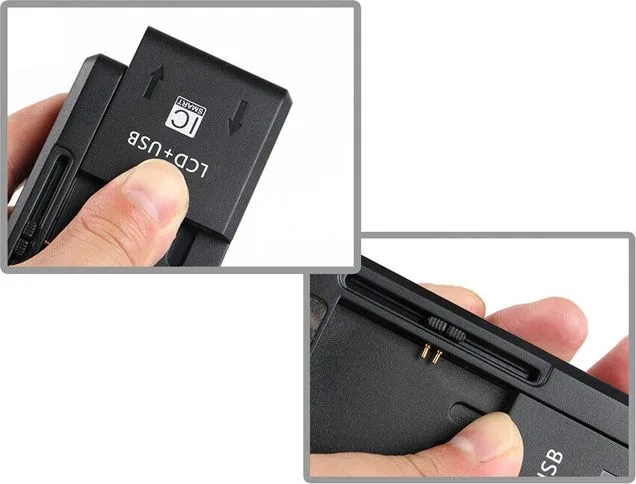 POWERTECH φορτιστής μπαταρίας κινητών QC64 με οθόνη, USB, μαύρος — εικόνα 3