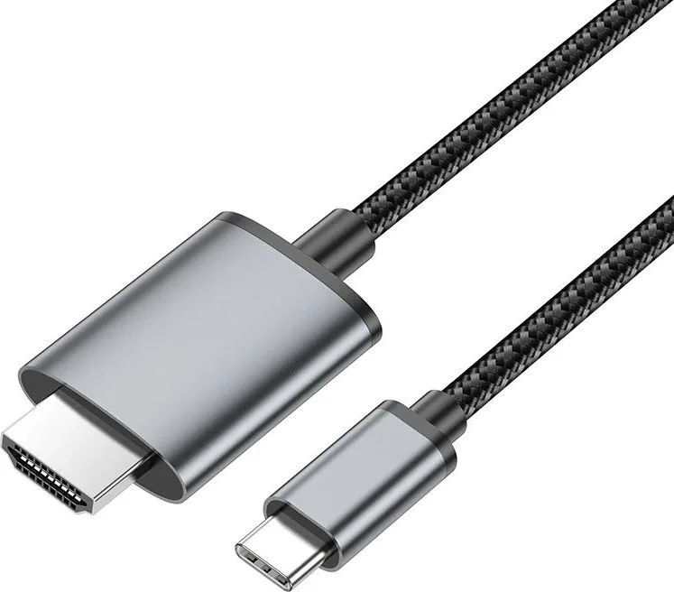 HOCO UA27 HD, καλώδιο ΕΙΚΟΝΑΣ, Type-C ΣΕ HDMI, γκρι — εικόνα 2