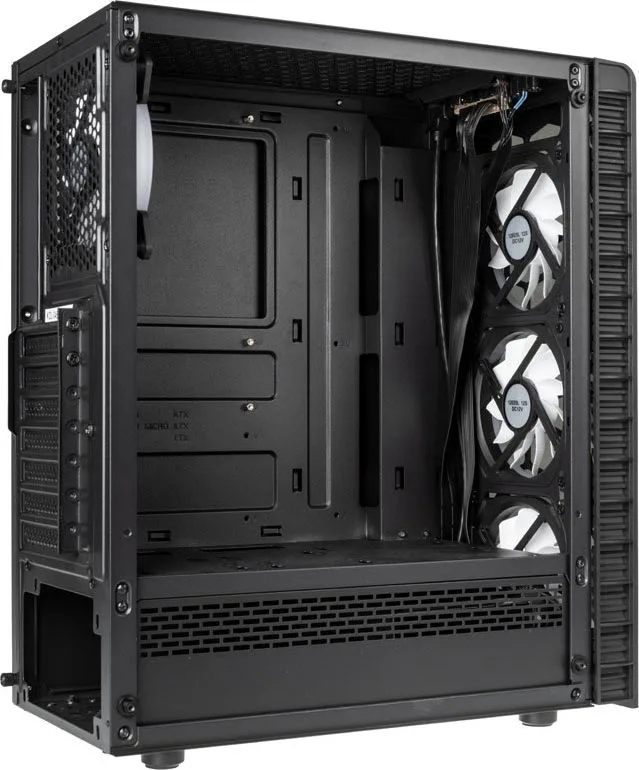 Kolink Observatory Lite RGB Midi-Tower - Tempered Glass - Black — εικόνα 3