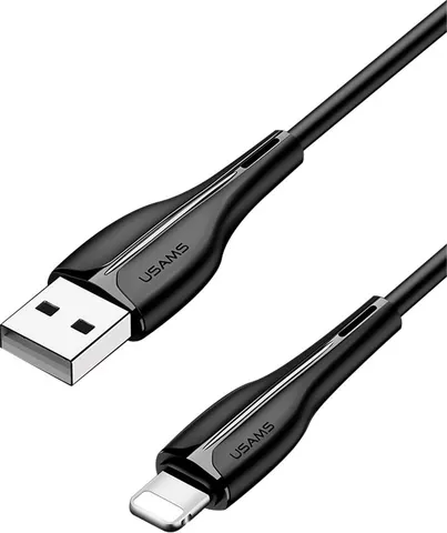USAMS καλώδιο Lightning σε USB US-SJ371, 2A, 1m, μαύρο