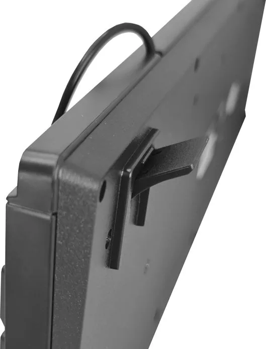 POWERTECH πληκτρολόγιο PT-1069, ενσύρματο, multimedia, EN/GR, μαύρο — εικόνα 4