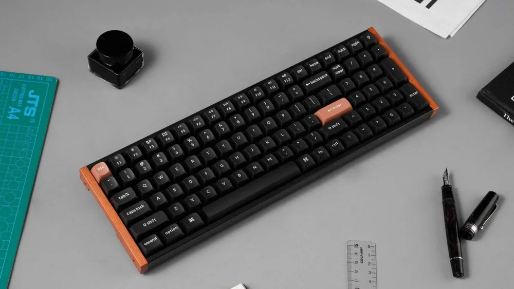 Keychron K4 HE (K4H-F1) Special Wood Edition Wireless Magnetic Hall Effect RGB Keyboard 96% US — εικόνα 2