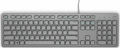 Dell KB216 Multimedia Keyboard Wired USB Grey English International New Open Box