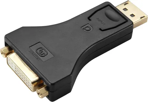POWERTECH αντάπτορας DisplayPort σε DVI CAB-DP063, Passive, 4K, μαύρος