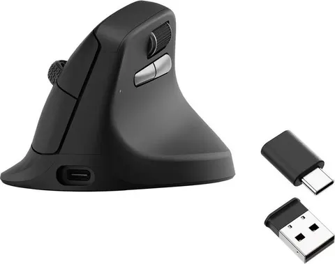 Keychron M5 (M5-A29) Wireless Ergonomic Vertical Mouse 1K Polling Rate Black