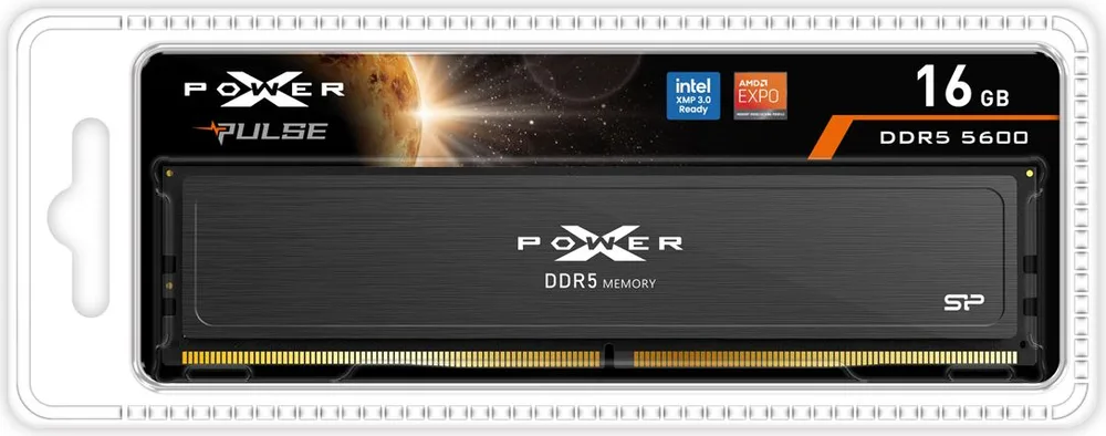 SILICON POWER μνήμη DDR5 Udimm Xpower Pulse, 16GB, 5600MHz, CL40 — εικόνα 2
