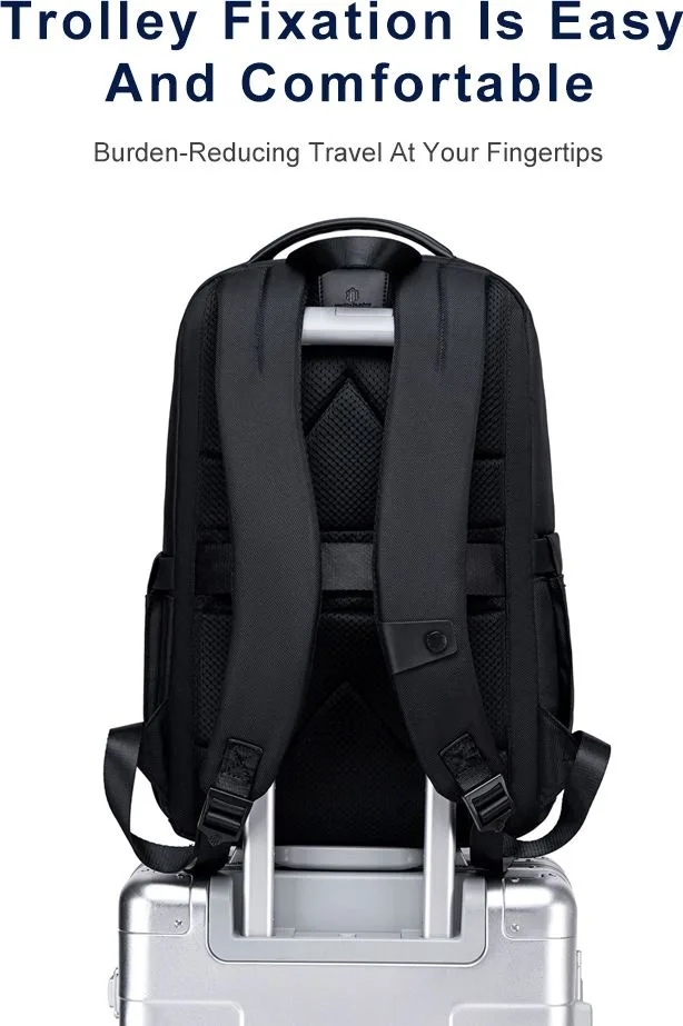 ARCTIC HUNTER τσάντα πλάτης B00672 με θήκη laptop 15.6", 15L, γκρι — εικόνα 9