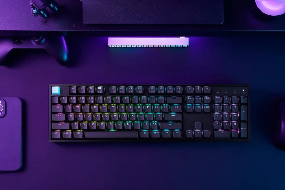 Keychron K10 HE (K10H-J1) Shine-Through Wireless Magnetic Hall Effect RGB Keyboard 100% US Layout — εικόνα 3