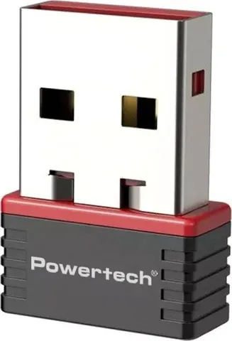 POWERTECH ασύρματος USB αντάπτορας δικτύου PT-1384, 150Mbps WiFi