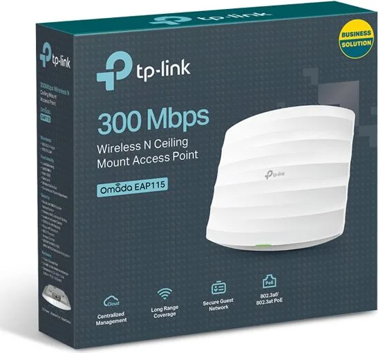TP-LINK ασύρματο access point EAP115, 300Mbps, οροφής, Ver. 4.0 — εικόνα 3